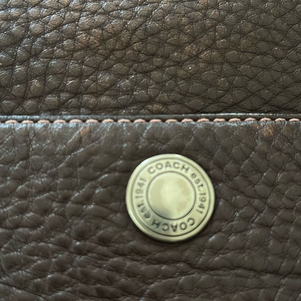Coach Vintage leather tassel bag. - Picture 2 of 10